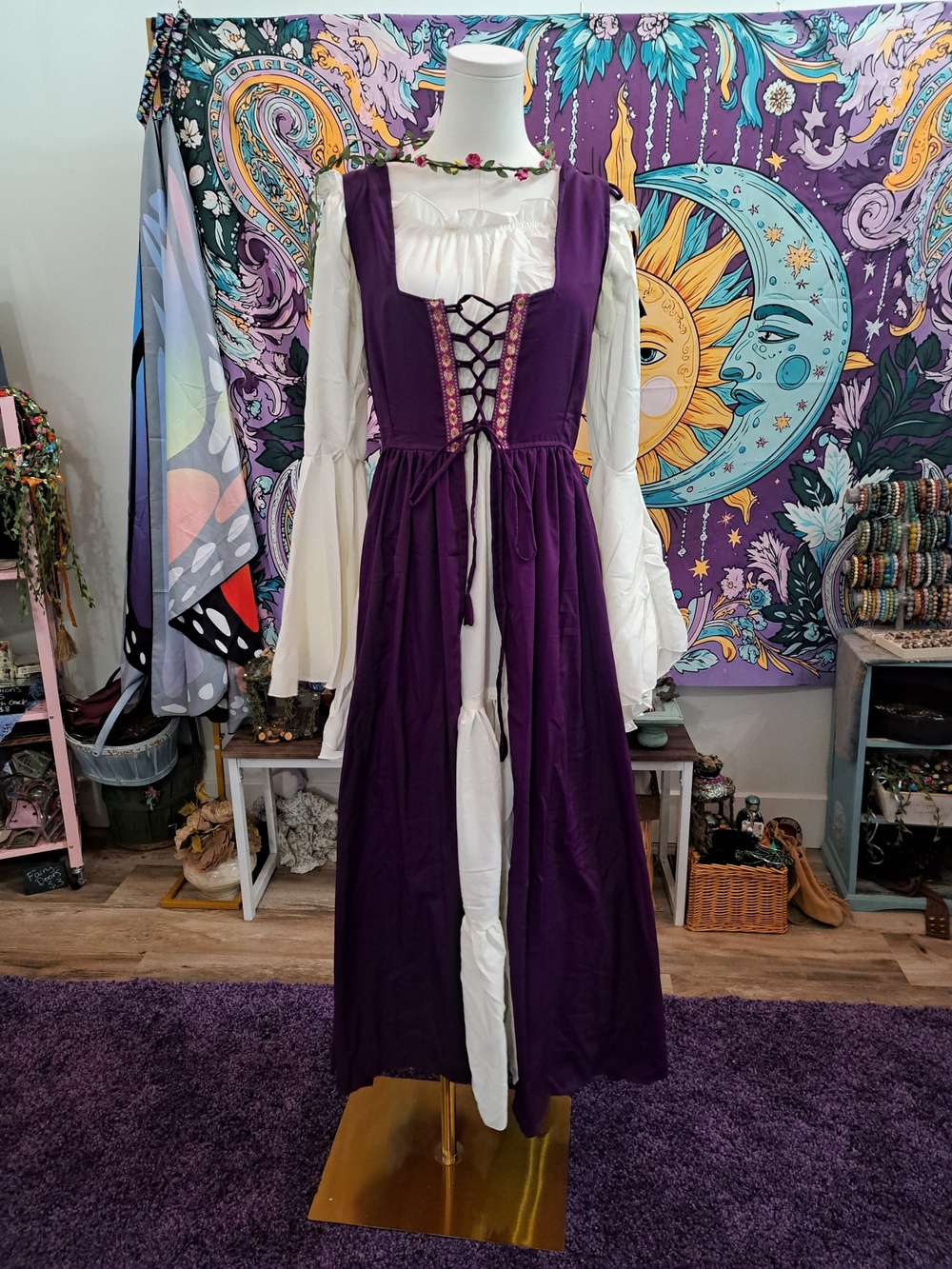 Purple Faire Enchantress • 3-Piece Ren Faire Outfit